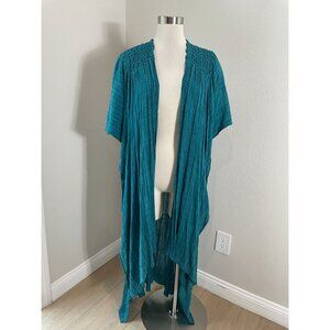 Free People Womens M/L Angelica High Low Kimono Cover Up Duster Cardigan